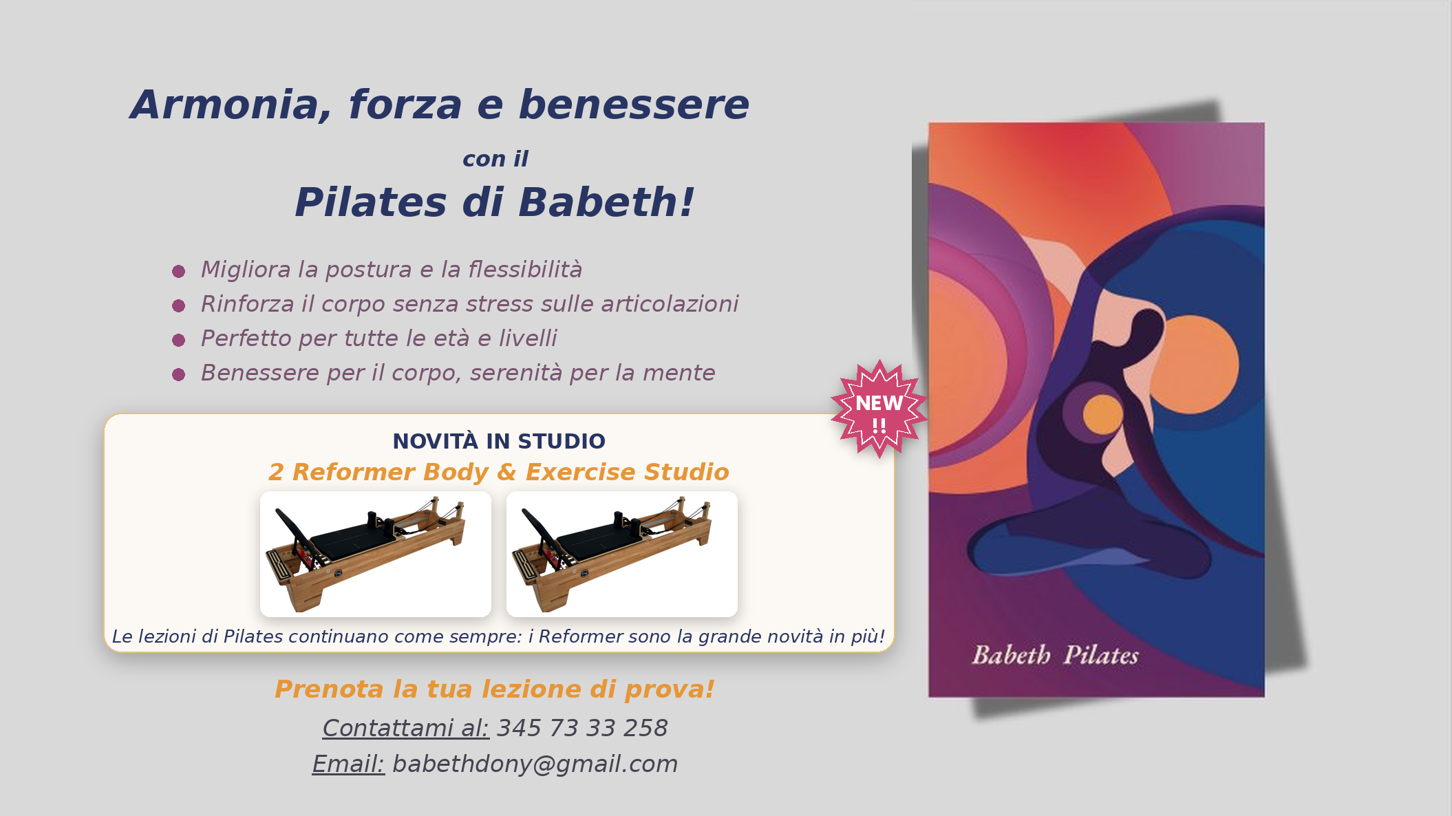 Babeth Pilates, studio di Pilates Reformer a Dogliani